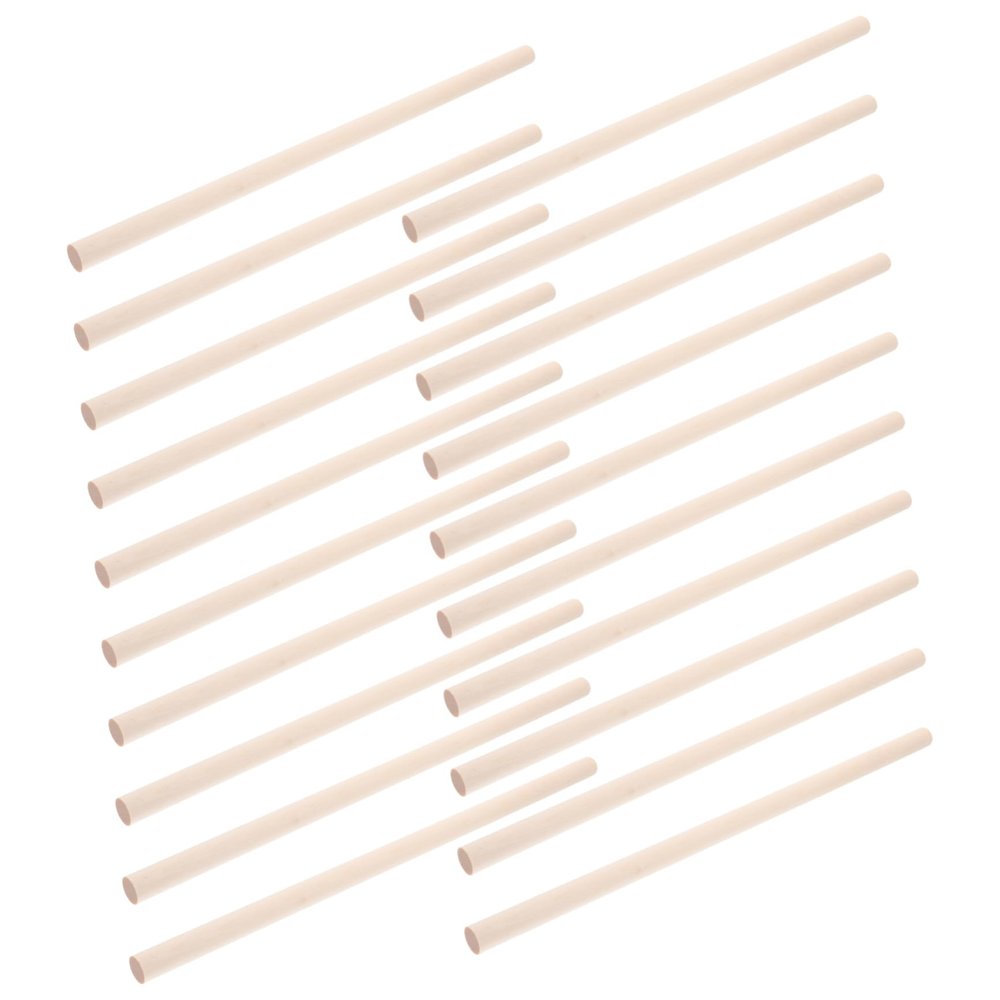 20Pcs Rhythm Sticks for Wooden Percussion Rods Music Lightweight for Indoor and Musical Education