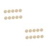 2sets 10pcs Unfinished Wooden Gyroscope for DIY Painting Plaything Safe and Material Enhance Hand Eye Coordination and Cognition Fun Educational 10pcs*2 view 1