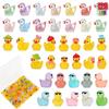 120 Pcs Mini Resin Ducks, Tiny Animals Figures to Hide Small Little Plastic Miniature Ducks Bulk for Dollhouse Decor Home Office Potted Fish Tank Aquarium Landscape Micro Fairy Garden Accessories view 1