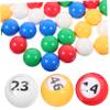 Abaodam Bingo Lottery Balls for Parties 50pcs Colorful Numbered Game Balls Small for Entertainment and Group Games for Fundraisers and Events view 1