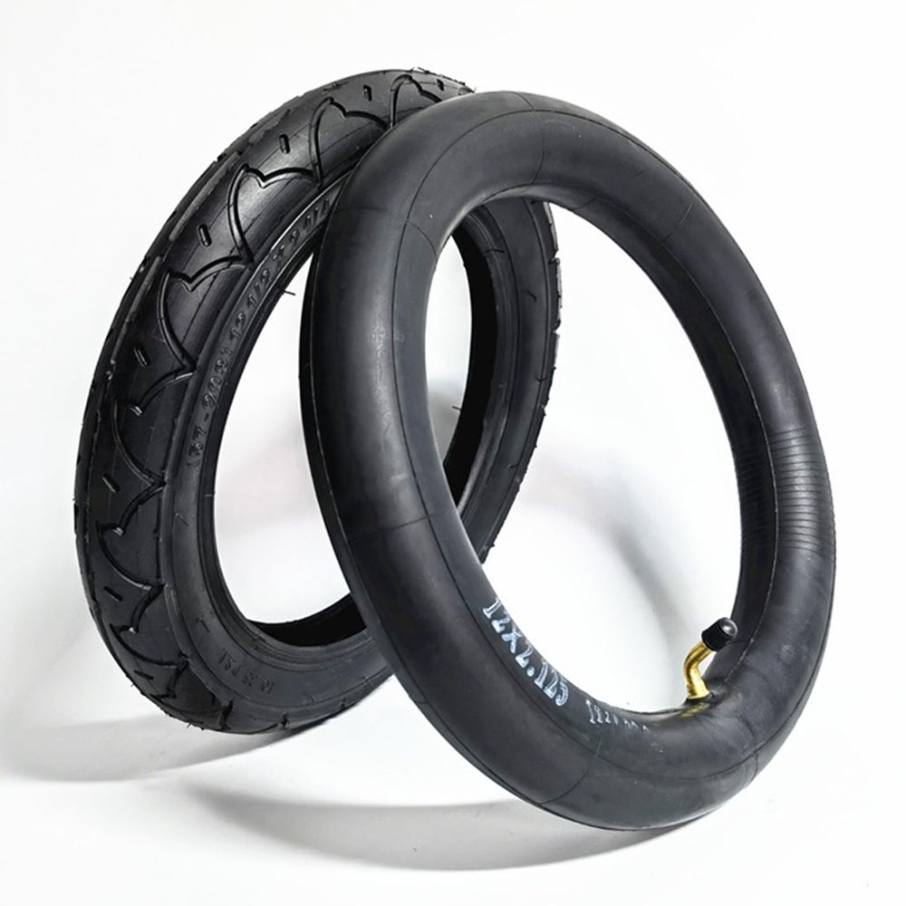 , 12 1/2x2 1/4 Anti-skid wear-resistant inner and outer tires, for 12" baby cage/stroller tire replacement