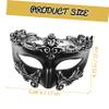 Abaodam Halloween Warrior Half Face Mask Style Cosplay Costume Accessory for Parties Unique Design Safe Comfortable Wear for Halloween Celebrations view 2