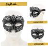 Abaodam Halloween Warrior Half Face Mask Style Cosplay Costume Accessory for Parties Unique Design Safe Comfortable Wear for Halloween Celebrations view 4
