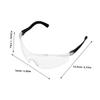 Abaodam 6Pcs Safety Glasses for Clear Protective Eyewear Comfortable Debris Protection for Various Ages Compatible with Shot Friendly Safety Goggles view 2