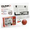 1Pc Transparent Mini Basketball Board for Door Hanging Sturdy Indoor Basketball Space Saving Black Backboard for Home Office Play Easy Assembly Creative Fun view 2