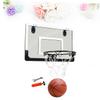 1Pc Transparent Mini Basketball Board for Door Hanging Sturdy Indoor Basketball Space Saving Black Backboard for Home Office Play Easy Assembly Creative Fun view 4