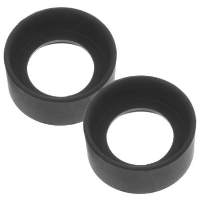 jojofuny 2Pcs Rubber Microscope Eyepiece Covers for Enhanced Eye Protection Design Fits Various Microscopes Reduces Glare Protects Against Dust and Water