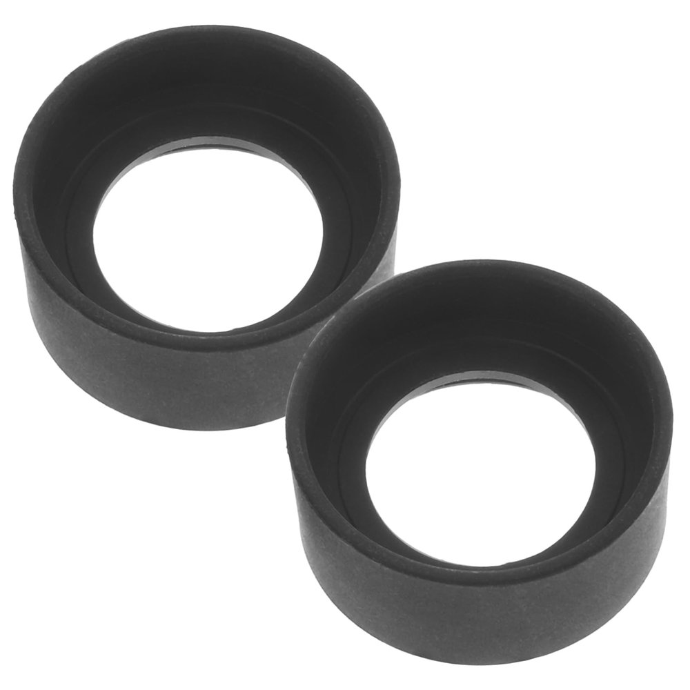 jojofuny 2Pcs Rubber Microscope Eyepiece Covers for Enhanced Eye Protection Design Fits Various Microscopes Reduces Glare Protects Against Dust and Water