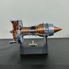 Goekhyrani Turbofan Engine Model Kit, 900 Simulated Functional Turbofan Aircraft Engine Model with Blue LED Light, 50+PCS, Rechargeable Version view 2