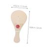 10Pcs Wooden Paddle Balls Unfinished Wood DIY Paddle Ball for Engaging Art Play Detachable Design for Coordination and view 2