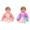 Reborn Doll Clothes for 18-22 Inch Dolls, Include Dress, Coat, Headband and Socks, 4-Packs for 20 Inch Doll (Not Include Doll) view 3