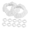 10Pcs Disposable Toilet Seat Covers Potty Training Liners for Adults Travel Friendly Bathroom Accessory for Public Restrooms Camping Airplane Trips view 1