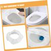 10Pcs Disposable Toilet Seat Covers Potty Training Liners for Adults Travel Friendly Bathroom Accessory for Public Restrooms Camping Airplane Trips view 3