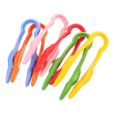 6Pcs Plastic Tweezers for Fine Motor Skills Development Grasping Tools for Outdoor Exploration and Imaginative Play Enhance Hand Eye Coordination and Creativity