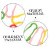 6Pcs Plastic Tweezers for Fine Motor Skills Development Grasping Tools for Outdoor Exploration and Imaginative Play Enhance Hand Eye Coordination and Creativity view 3