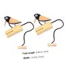 Abaodam 2sets Wooden Musical Doorbell Woodpecker Shape Percussion Instrument for Music Teachings Preschool Education Fun Learning Activities 2pcs*2 view 2