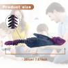 3D Printed Dragon with Wings,Feathered Wyvern Dragon,Articulated Dragon,3D Printed Animals Fidget Dragon,Desktop Pet - Perfect for Fantasy Enthusiasts (Black Rose Red) view 2