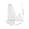 ARTIBETTER Mini Acrylic Coin Display Stand Easel 6-Pack Tabletop Holders for Medals and Coins Sturdy Easels for Home and Office Decor view 2