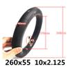 , 10 Inch Pneumatic Inner and Outer Tires, Non-slip and Wear-resistant, Suitable for Baby Cages/Scooters, 260X55,10X2.0 Optional view 4