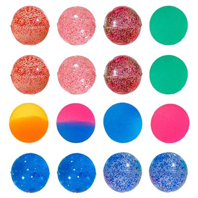 FELTECHELECTR 25pcs Glowing Bouncy Balls Boys and Girls Party Favors Elastic Balls for Parties Pit Toys