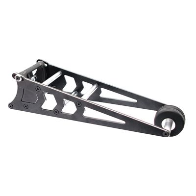 Alloy Tail Wheel Head-up Wheelie Bar 5-Height Level Rustler Bandit RC Car Accessories for 1/10 Traxxas Slash 2WD LCG Parts
