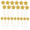144Pcs Star Cupcake Toppers Decorative Cake Picks for Birthday Wedding and Shower Glitter and Photo Props and Party Decorations view 1
