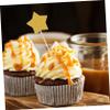 144Pcs Star Cupcake Toppers Decorative Cake Picks for Birthday Wedding and Shower Glitter and Photo Props and Party Decorations view 3