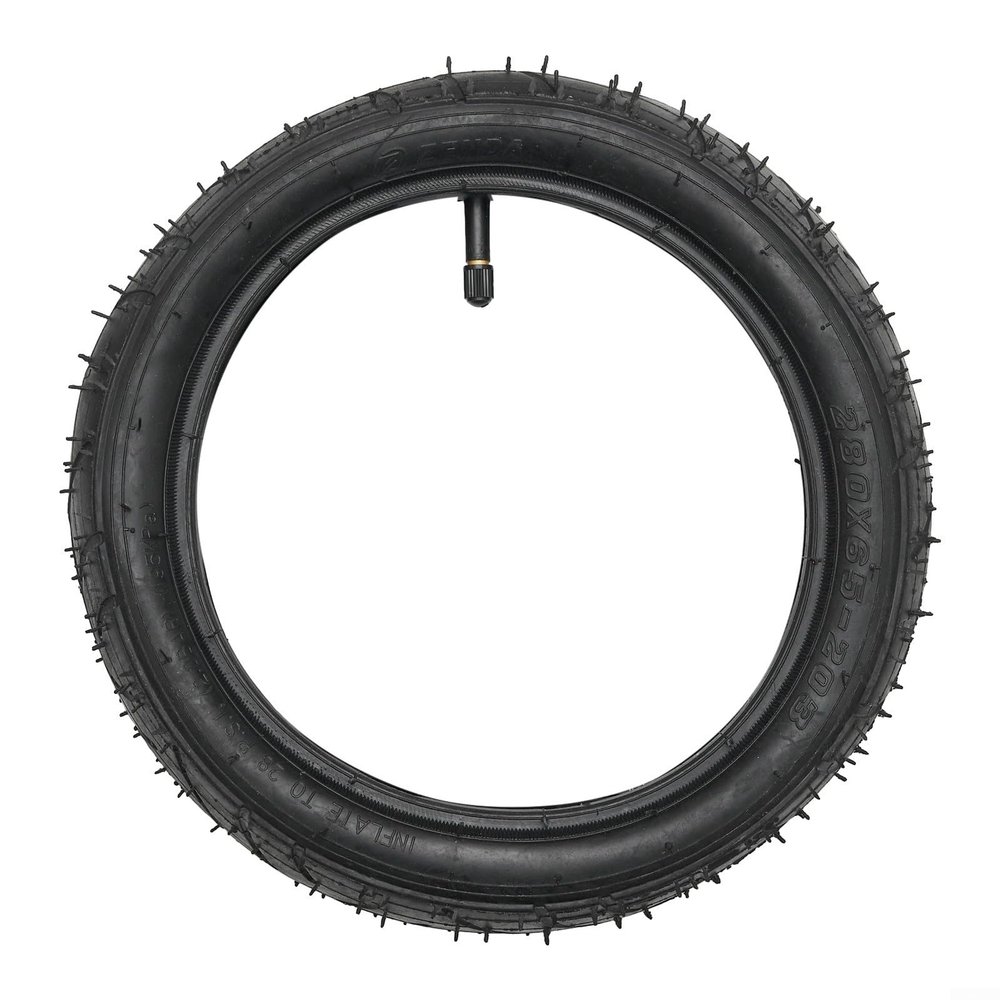 12 Inch 280x65-203 Baby stroller inner and outer tires Wearproof Pneumatic Tire for Electric Scooter Bike Stroller Pushchair ront and Rear Tyre Tube Rubber