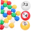 50Pcs Raffle Balls for Lottery and Games Portable Bingo Balls for Parties Events and Celebrations Lightweight Design with Print for Easy Use view 1