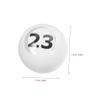 50Pcs Raffle Balls for Lottery and Games Portable Bingo Balls for Parties Events and Celebrations Lightweight Design with Print for Easy Use view 2