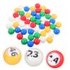 50Pcs Raffle Balls for Lottery and Games Portable Bingo Balls for Parties Events and Celebrations Lightweight Design with Print for Easy Use view 4