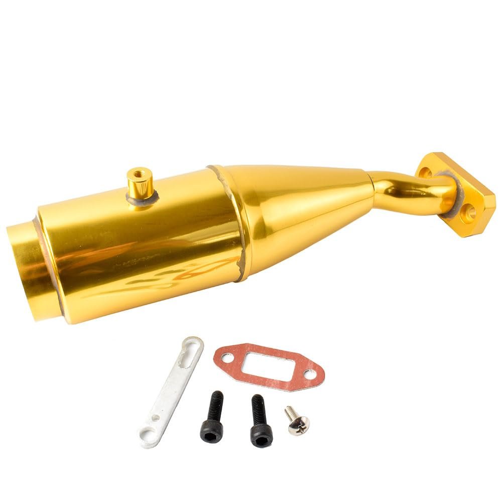 15005G Golden Rocket Exhaust Joint Tubing for 1/5 HPI 5B Rovan Baja 5B Nitro Off-Road Car(15005Y)