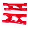BENMAZ Aluminum Alloy RC Front Upper Lower Suspension Arm Swing Arm &Rear Lower Arm for Arrma 1/10 GORGON 4X2 2WD Gorgon Monster Truck (Red) view 4