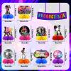 10 Pcs 70s Disco Party Decorations Back to 70s Honeycomb Centerpieces for Retro Theme Birthday Music Party Supplies Dancing Queen Party Decorations Retro Table Decor for 1970s view 2