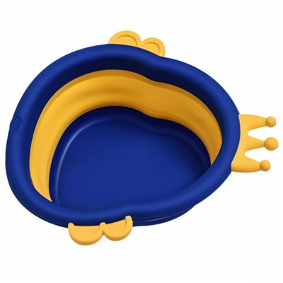 1Pc Portable Wash Basin Collapsible Compact Face Basin for Boy Girl for Bathing Travel Durable PP Material for Newborns