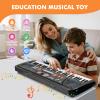 61 Key Upgrade Piano Keyboard for Kids Beginners Electronic Keyboards Pianos with LCD Screen Microphone Musical Instrument Toys for 3 4 5 6 7 8 Year Old Boys Girls Gifts view 2