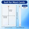 20pcs 100PT Magnetic Card Holders for Trading Cards, Trading Card Magnetic Case - UV Protection, Clear Hard Plastic Protectors for Sports, Baseball, Football, Hockey, MTG, Yugioh Cards view 2