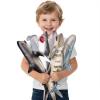 6 Pack Large Size Shark Toys(15-16 Inch) with Educational Booklet, Soft Plastic Figurines, Party Decoration, Under The Sea Creature Toy, Ocean Animal Figure for Kid Boy Girl Toddler, Cake Toppers view 2
