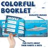 6 Pack Large Size Shark Toys(15-16 Inch) with Educational Booklet, Soft Plastic Figurines, Party Decoration, Under The Sea Creature Toy, Ocean Animal Figure for Kid Boy Girl Toddler, Cake Toppers view 4