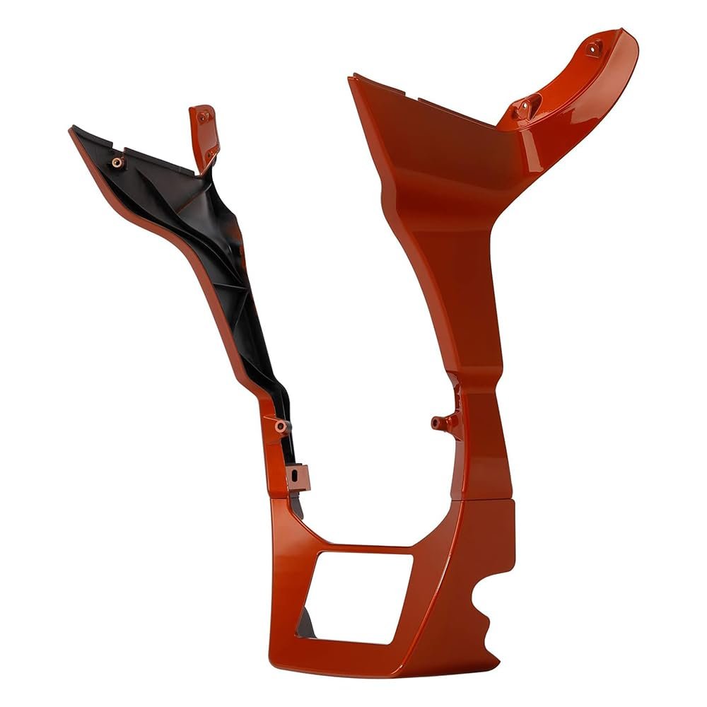 Fairing Spoilers Cover Compatible with 2017-UP Harley-Davidson Road Glide FLTRX FLTRXS Plastic Fairing Spoiler Chin Cover Scorched Orange