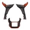 Fairing Spoilers Cover Compatible with 2017-UP Harley-Davidson Road Glide FLTRX FLTRXS Plastic Fairing Spoiler Chin Cover Scorched Orange view 4