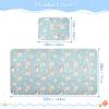 Cooling Baby Mattress pad Waterproof 28" x 52" Ultra Soft Mattress Protector Pads for Kids Cute Cartoon Dogs view 2