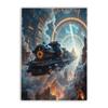 1000 Piece Adult Christmas Jigsaw Puzzle A Maglev Train Running Through A Futuristic City with A Circular Tunnel Ideal Gift for Lovers of Unique Puzzle Designs view 1