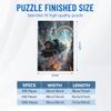 1000 Piece Adult Christmas Jigsaw Puzzle A Maglev Train Running Through A Futuristic City with A Circular Tunnel Ideal Gift for Lovers of Unique Puzzle Designs view 2