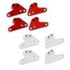 4pcs Metal Front Rear Shock Absorber Lower Mount seat for 1/10 Traxxas MAXX 2.0 V2 89076-4 WideMaxx Upgrade Parts Accessories(Red) view 4