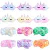 12 Pcs Sleepover Party Accessories Set, Cute Bow Headbands and Animal Masks, Plush Eye Covers & Spa Headbands for Girls Pajama Party view 3