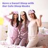 12 Pcs Sleepover Party Accessories Set, Cute Bow Headbands and Animal Masks, Plush Eye Covers & Spa Headbands for Girls Pajama Party view 4