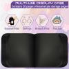 20 Pages Enamel Pin Display Bag - Large Pin Book for Collectors, Portable Travel Pin Board Carrying Case with Protective Film & Handle & Strap, Pin Holder Trading Book for Pins, Earrings and Brooches view 3