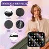 20 Pages Enamel Pin Display Bag - Large Pin Book for Collectors, Portable Travel Pin Board Carrying Case with Protective Film & Handle & Strap, Pin Holder Trading Book for Pins, Earrings and Brooches view 4