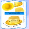 2 Pcs Adult Glitter Top Hats Magician Hat with Gold Trimming Party Hats Top Hat for Halloween Cosplay Party Accessory (Color Style 2) view 2